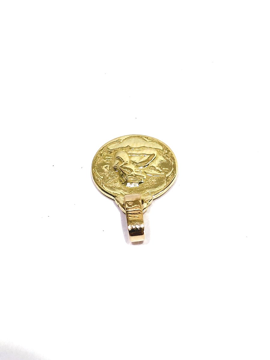 Gold Medal - Archangel Gabriel-photo-3