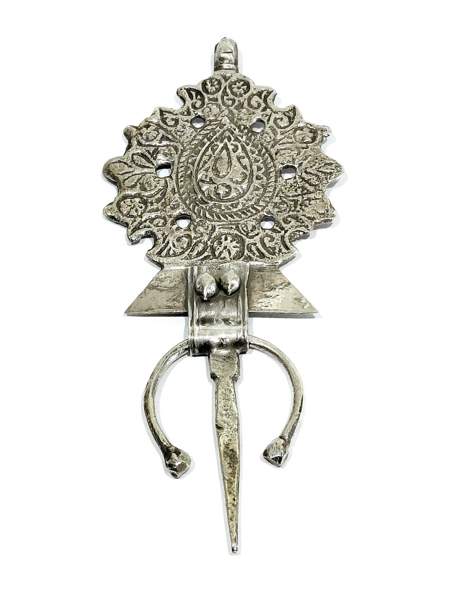 Grande Fibule en Argent 