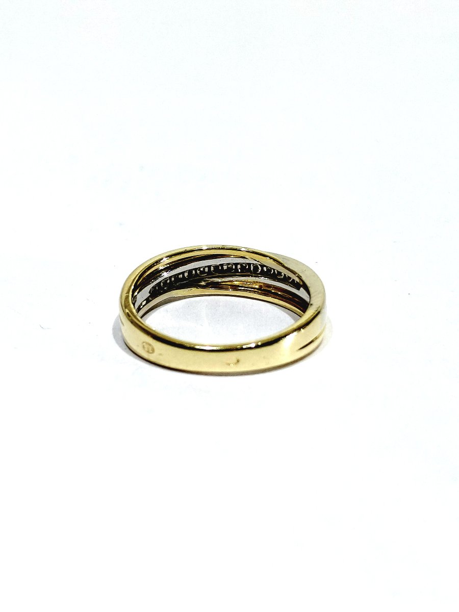 Yellow Gold And Diamond Ring-photo-4