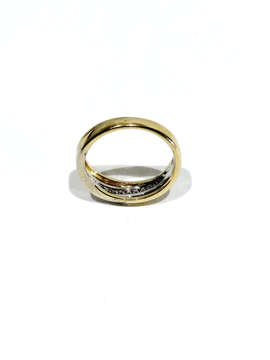 Yellow Gold And Diamond Ring-photo-3