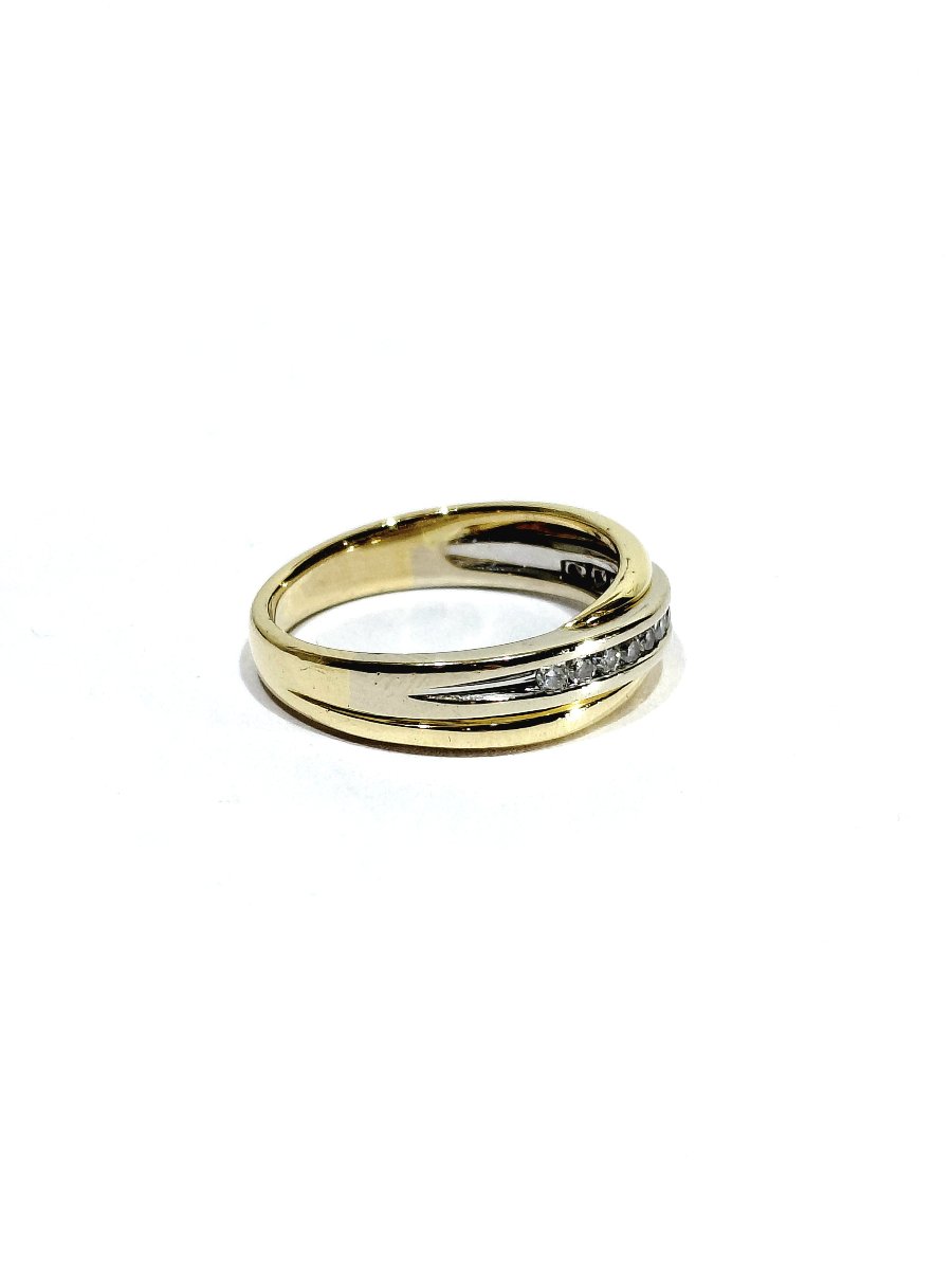 Yellow Gold And Diamond Ring-photo-5