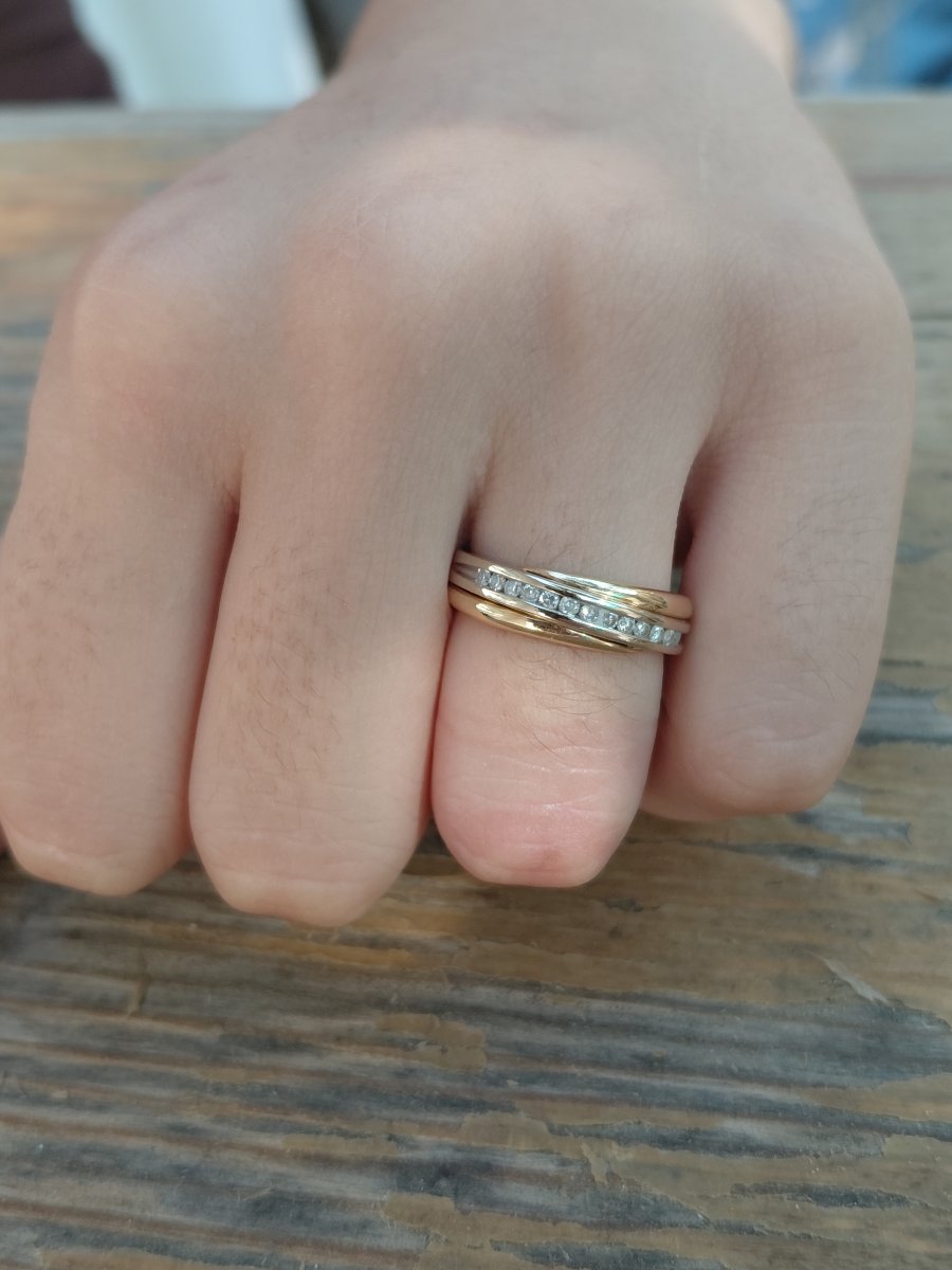 Yellow Gold And Diamond Ring-photo-6