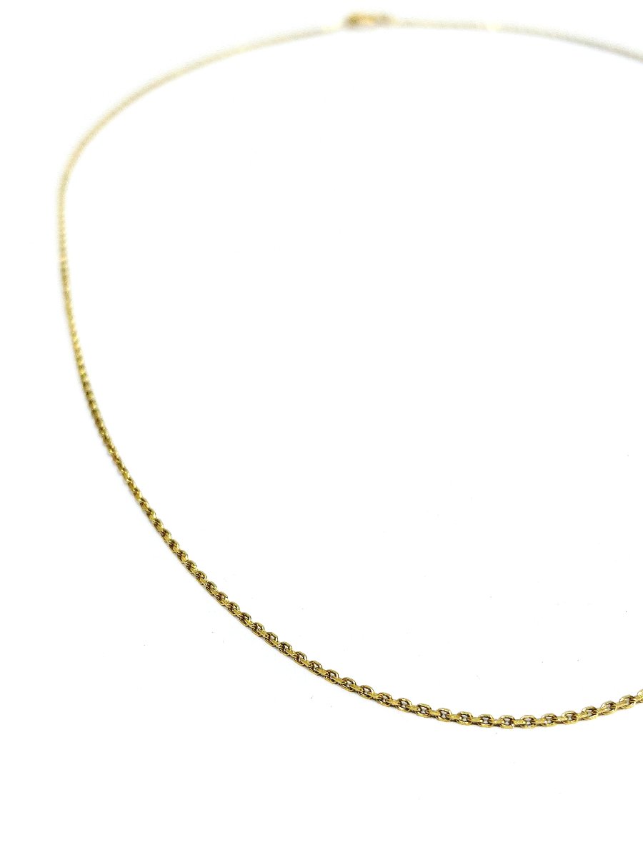 37.5 Cm Yellow Gold Forçat Chain -photo-3