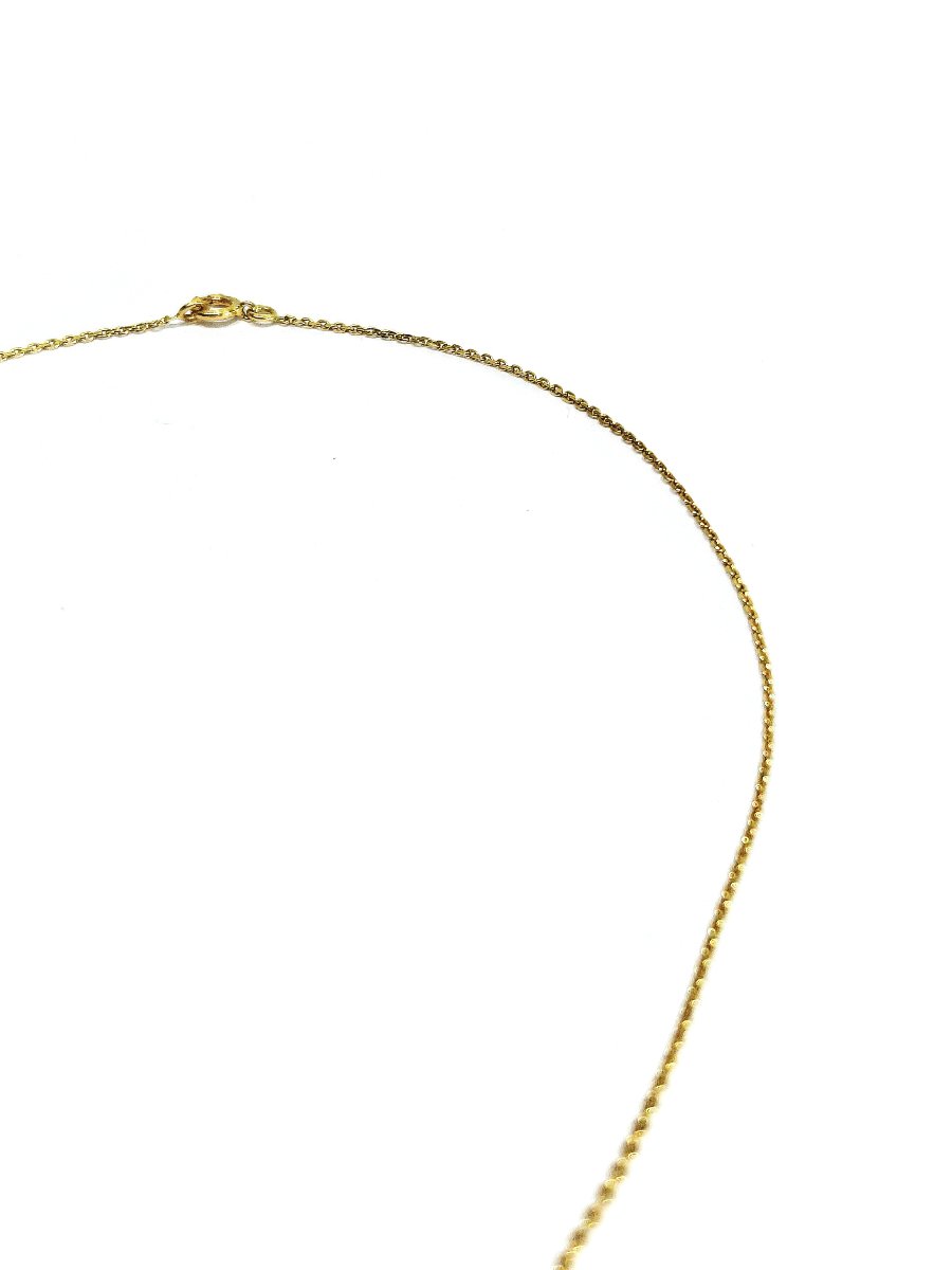 37.5 Cm Yellow Gold Forçat Chain -photo-4