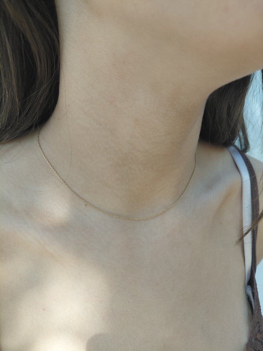 37.5 Cm Yellow Gold Forçat Chain -photo-8
