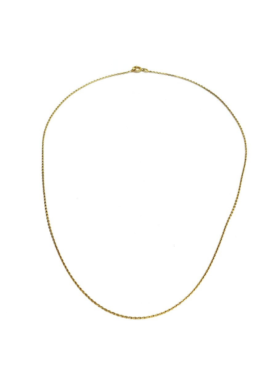37.5 Cm Yellow Gold Forçat Chain 