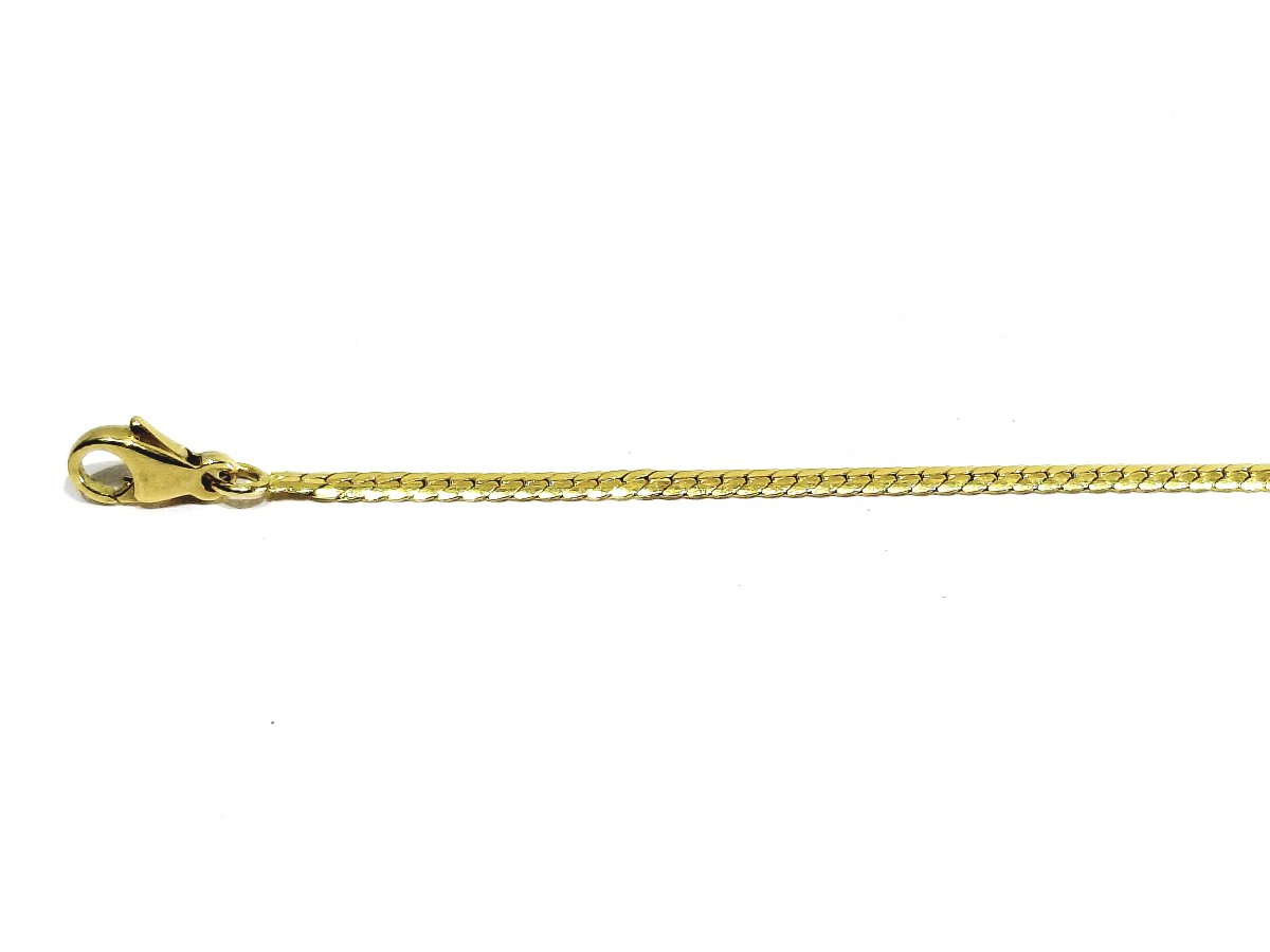 Collier En Or Jaune, Emeraude Et Diamants -photo-2