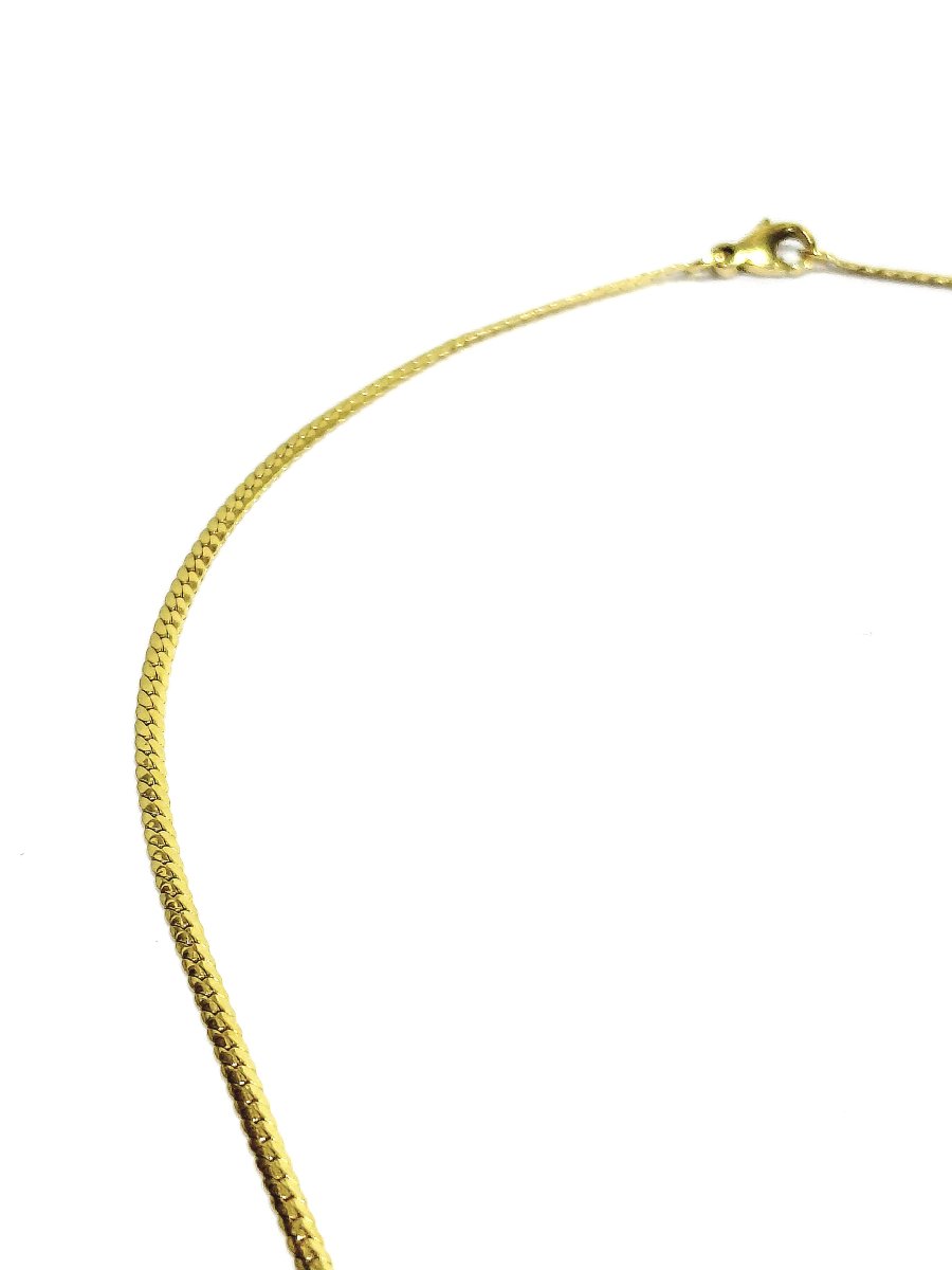 Collier En Or Jaune, Emeraude Et Diamants -photo-5
