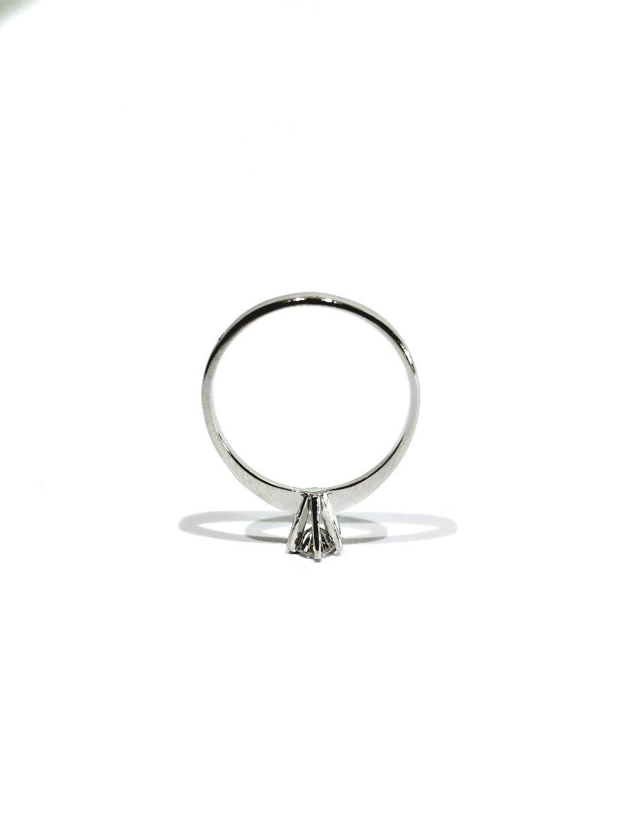 Solitaire en or blanc et diamant-photo-5
