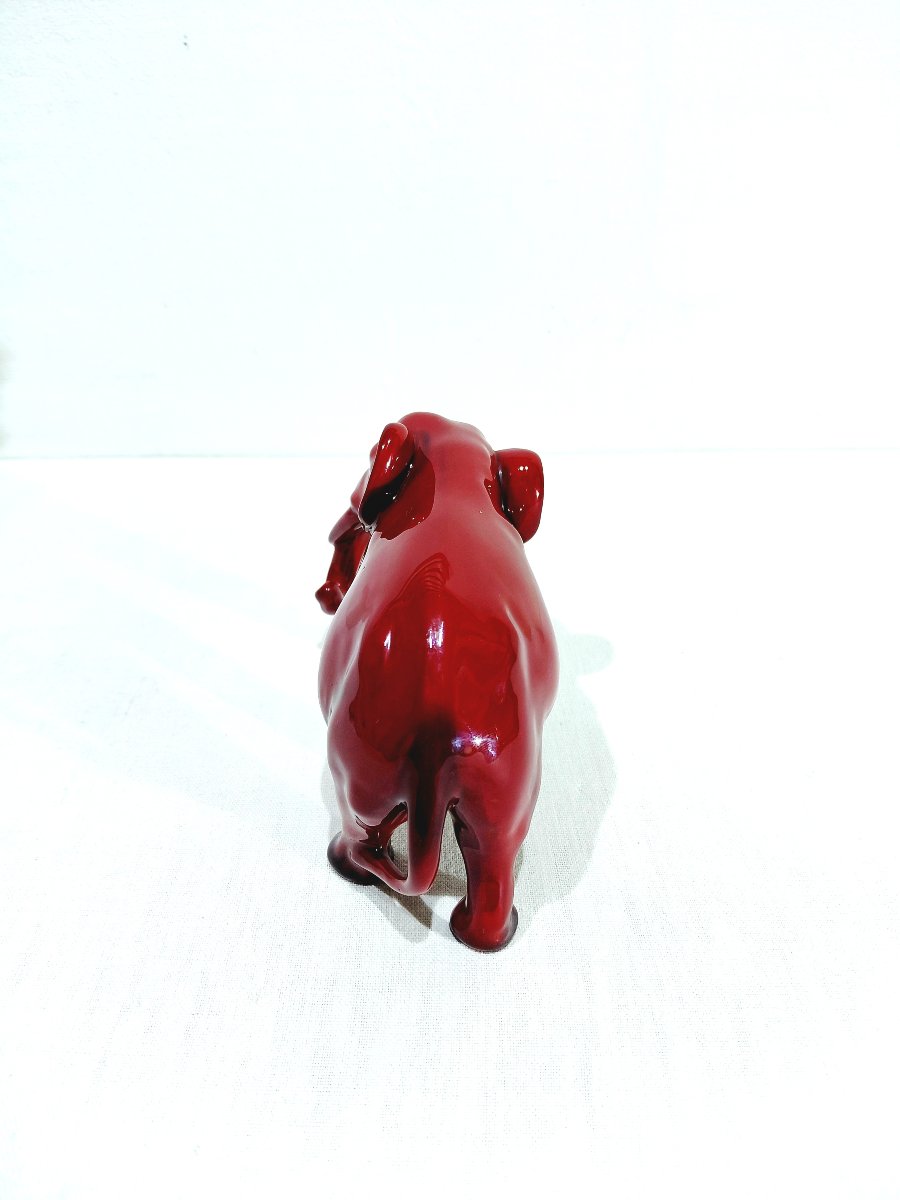 Royal Doulton - Elephant rouge-photo-1