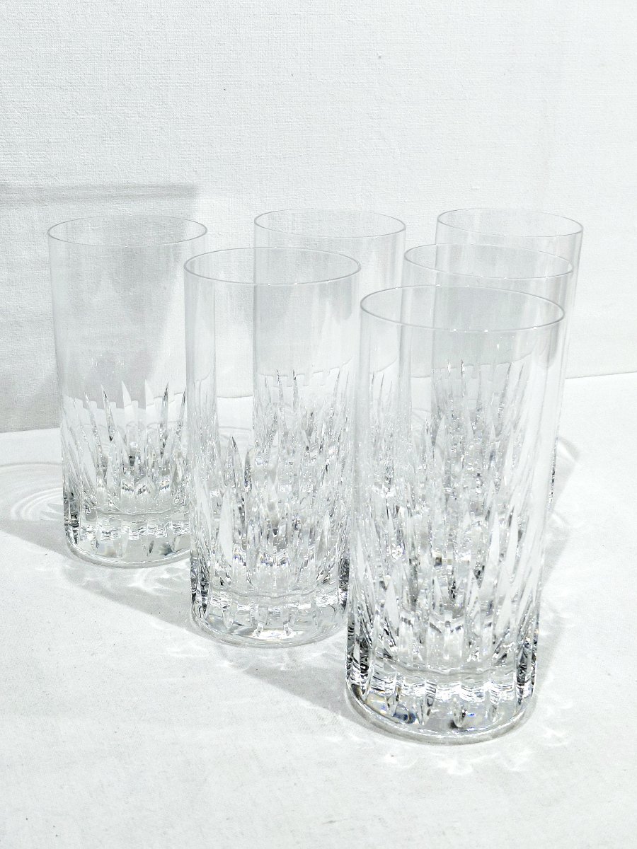 Saint-Louis - 6 Verres À Orangeade Modèle Deauville-photo-3