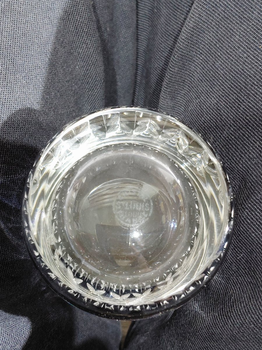 Saint-louis  - 6 Deauville-style Liqueur Glasses-photo-8