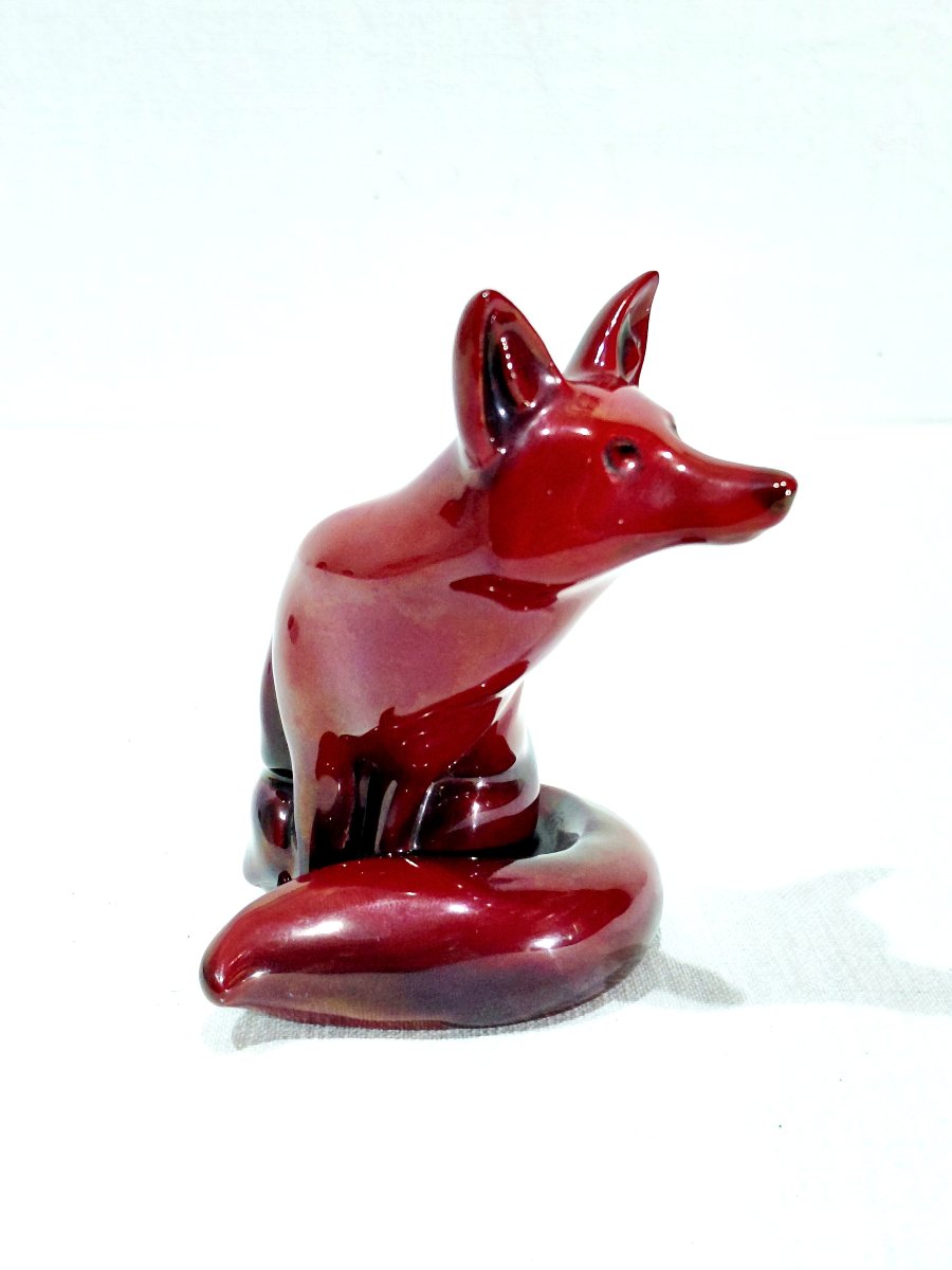 Royal Doulton Flambe - renard rouge