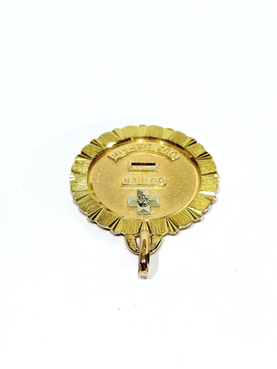 Augis - Gold, Diamond, And Ruby Love Medal-photo-3