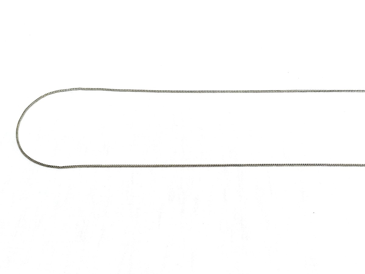 Silver Long Necklace -photo-2