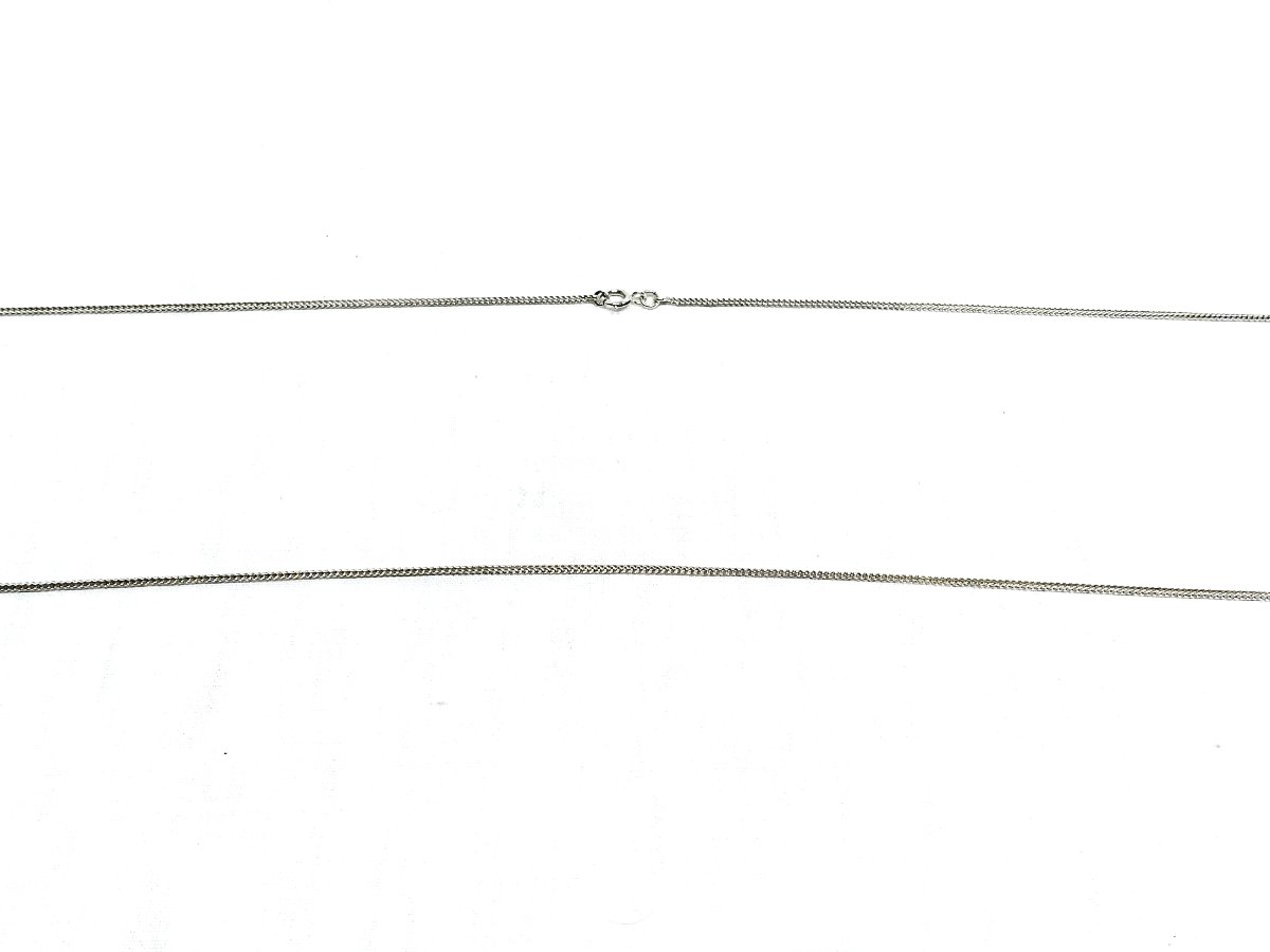 Silver Long Necklace -photo-3