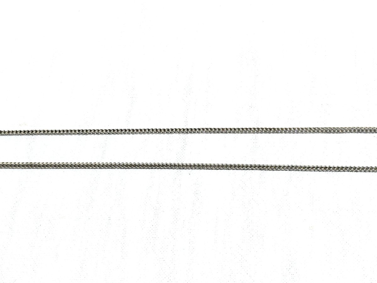Silver Long Necklace -photo-2