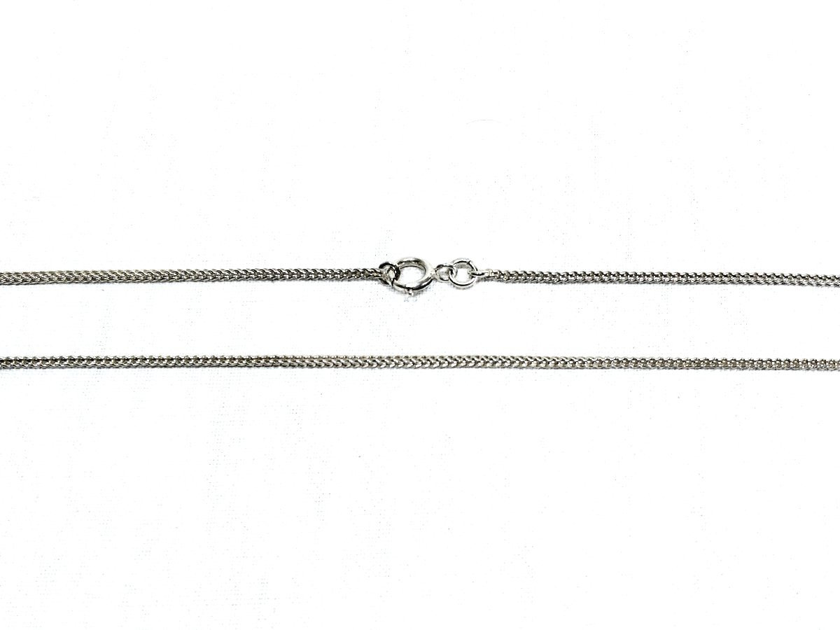 Silver Long Necklace -photo-3