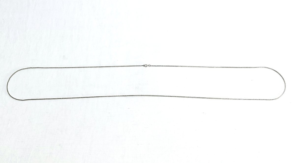 Silver Long Necklace 