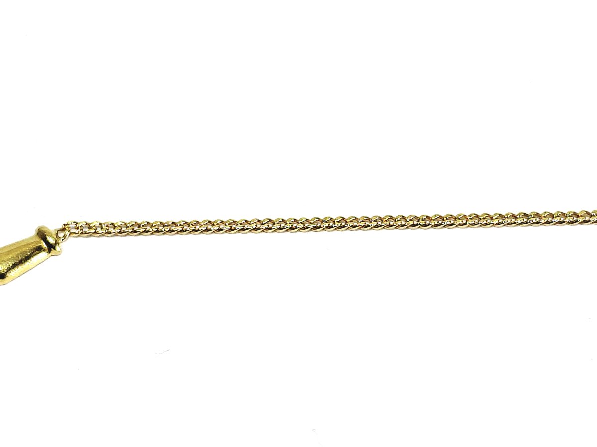 Necklace In Rose Gold, Yellow Gold, Emerald, And Diamonds-photo-5