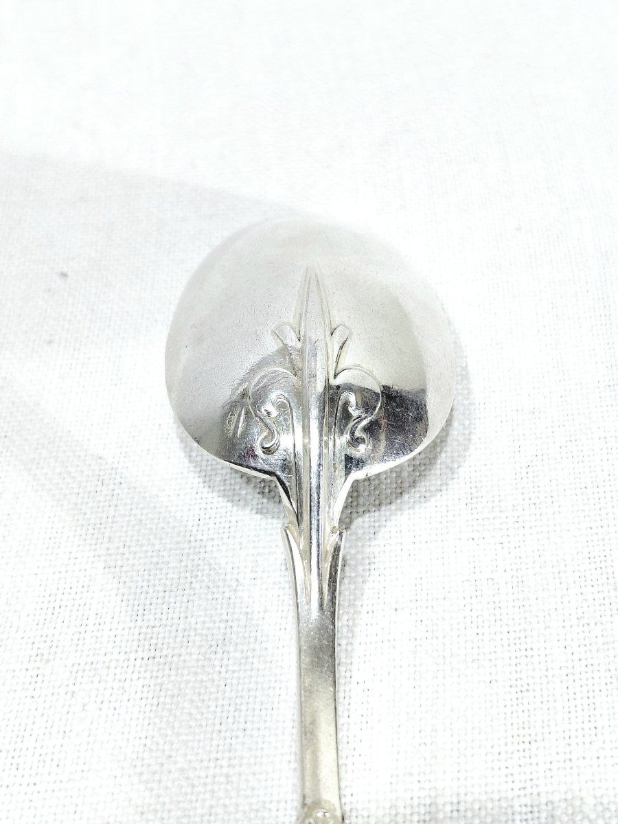 Cardeilhac - 6 Solid Silver Coffee Spoons -photo-6