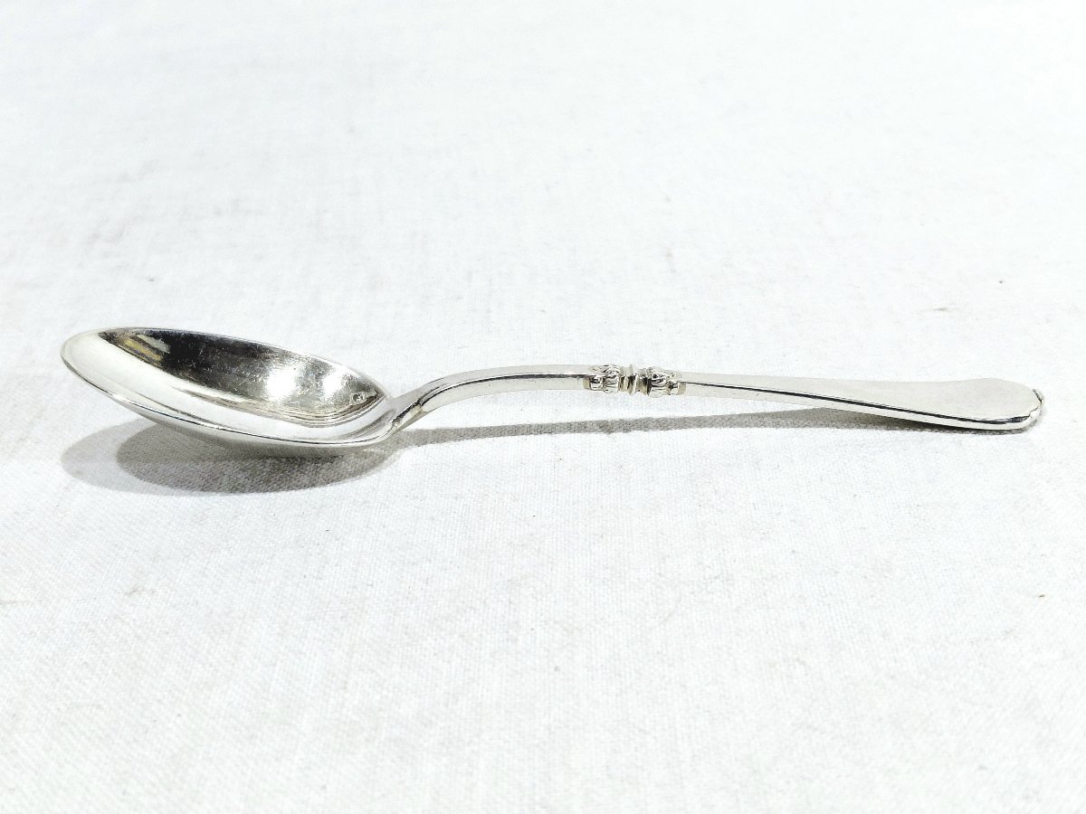 Cardeilhac - 6 Solid Silver Coffee Spoons -photo-8