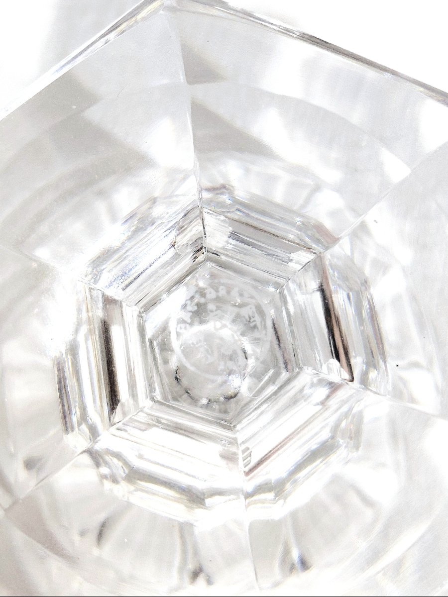 Baccarat - 2 Verres À Vin Blanc - Modèle Harcourt-photo-5