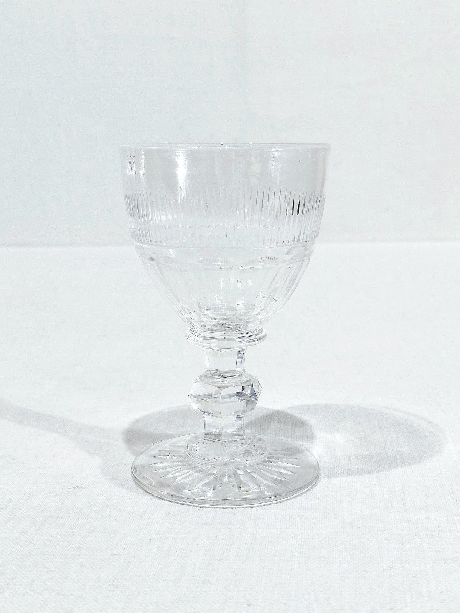 Baccarat - Set Of 12 White Wine Glasses, Catalog 1841-photo-4