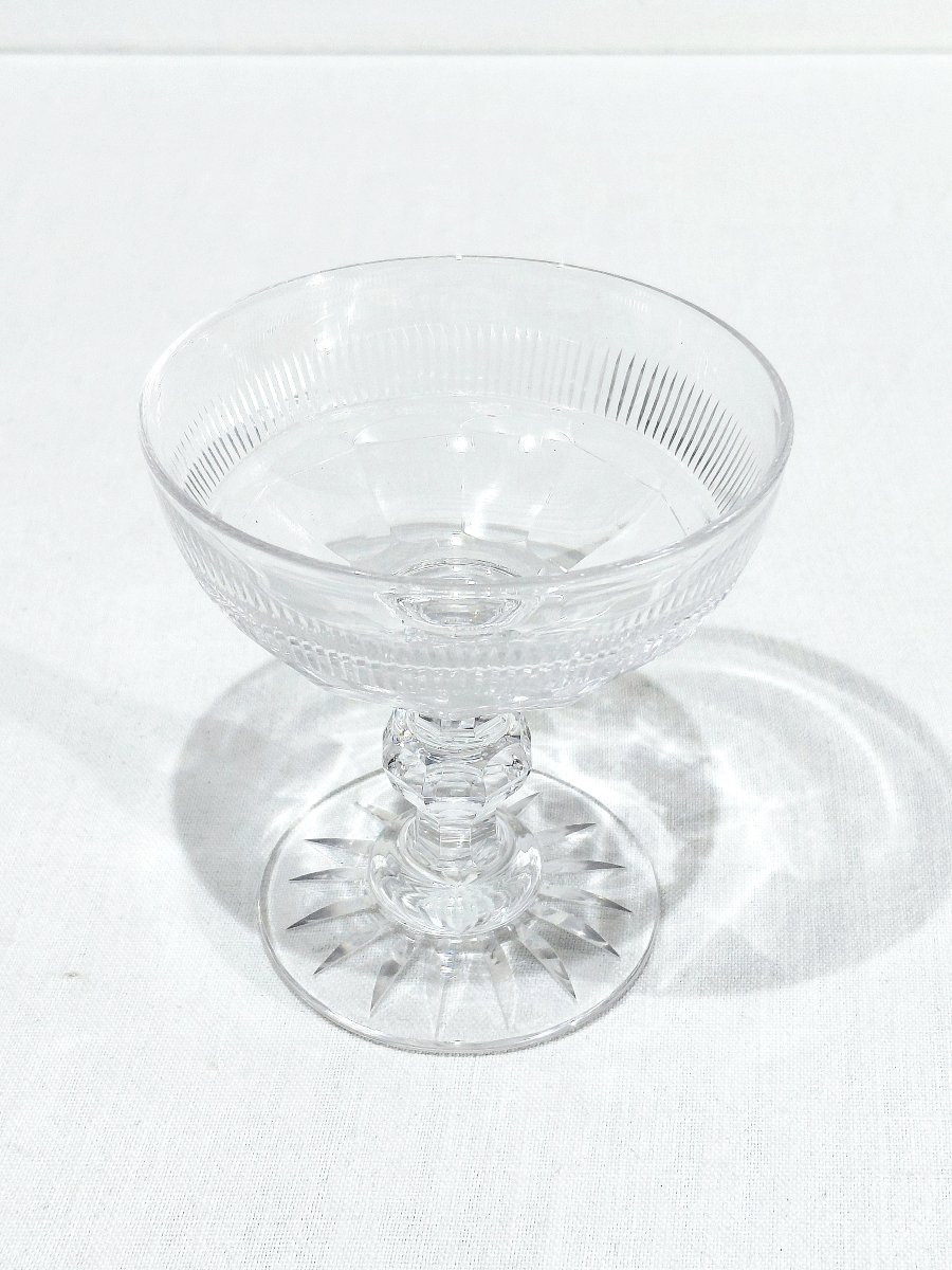 Baccarat - 10 coupes à champagne catalogue 1841-photo-2