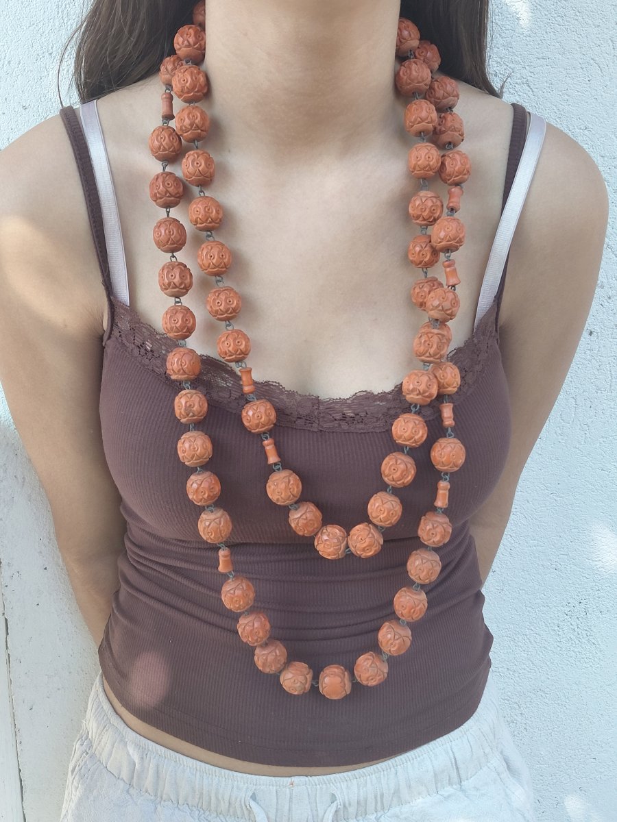 Corozo Long Necklace -photo-7