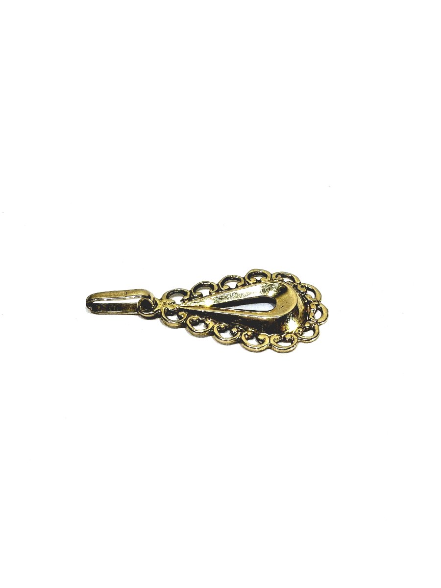  Pendentif Art Nouveau En Or -photo-2