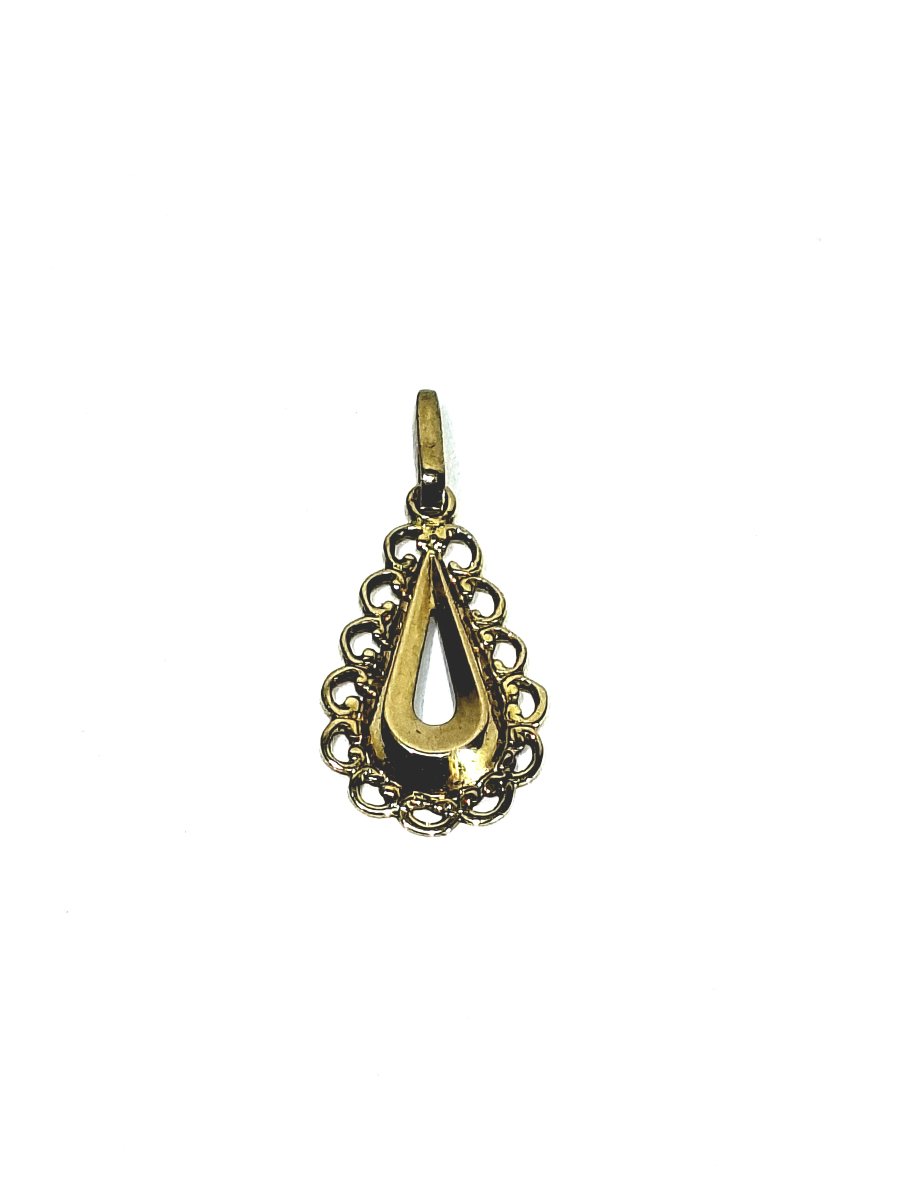  Pendentif Art Nouveau En Or -photo-2