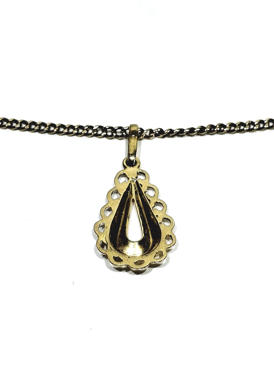  Pendentif Art Nouveau En Or -photo-5
