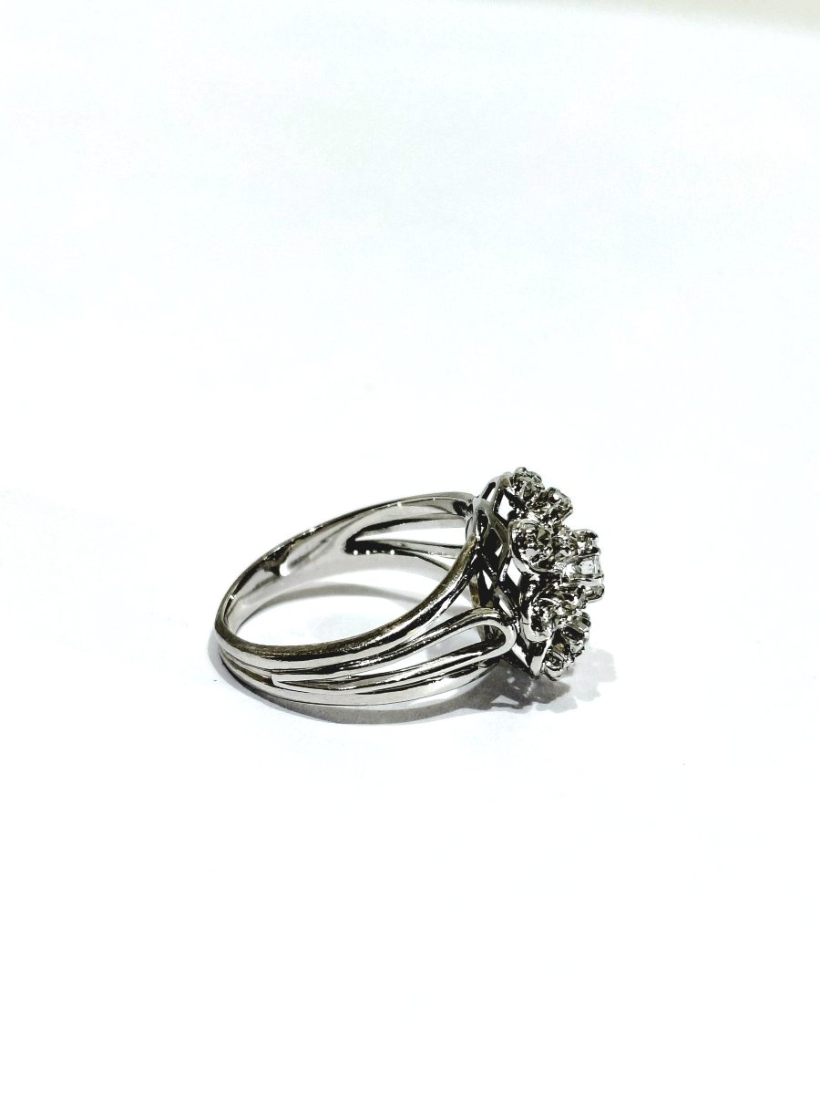White Gold And Diamond Ring -photo-4