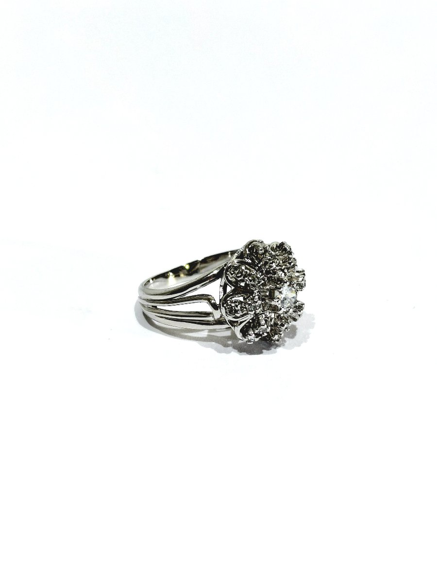 White Gold And Diamond Ring -photo-1