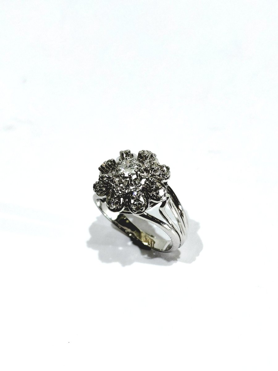 White Gold And Diamond Ring -photo-5