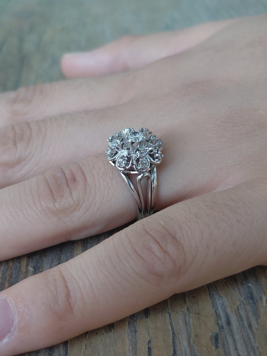 White Gold And Diamond Ring -photo-7