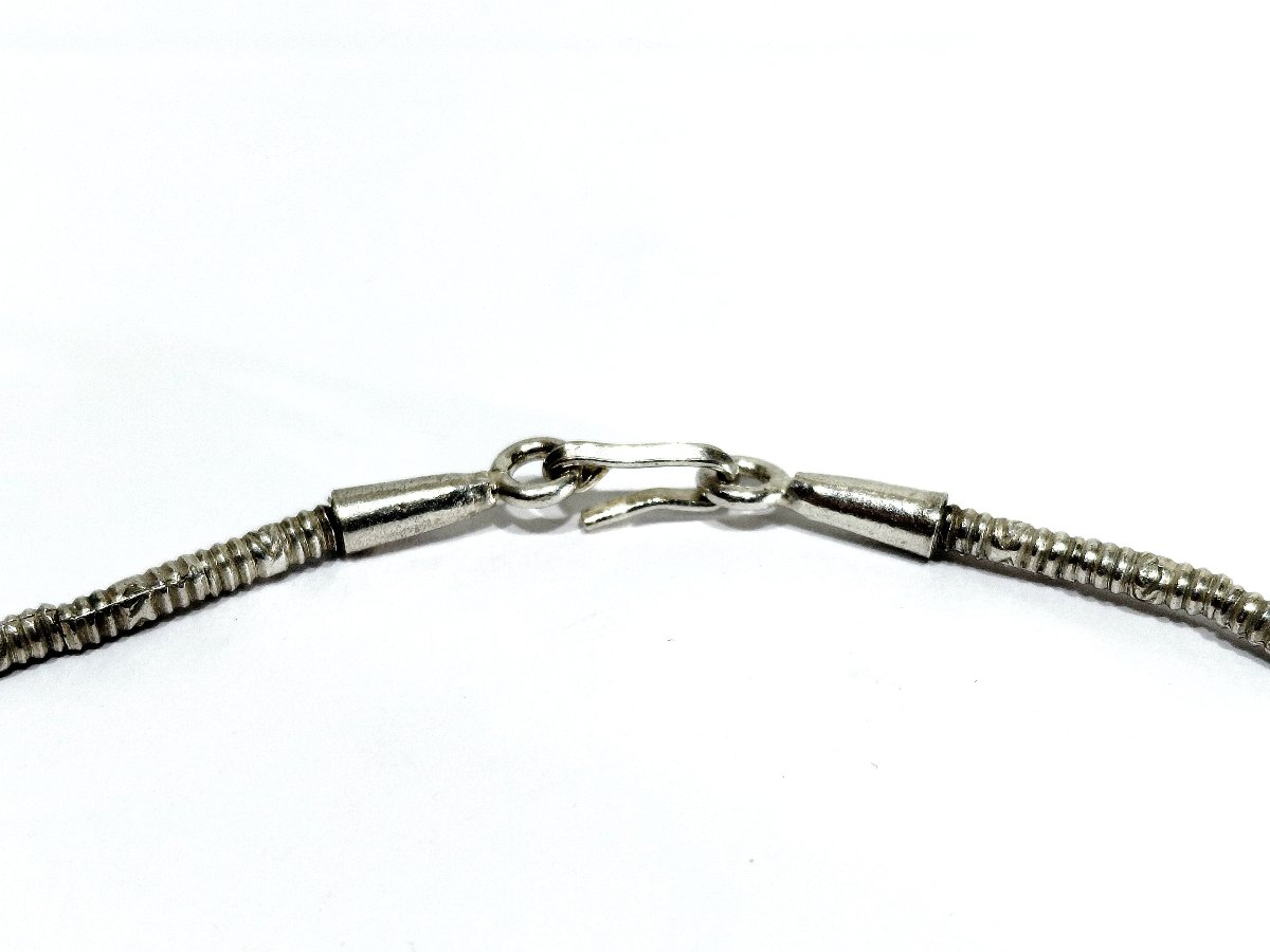 Silver Necklace With Circular Motifs-photo-1