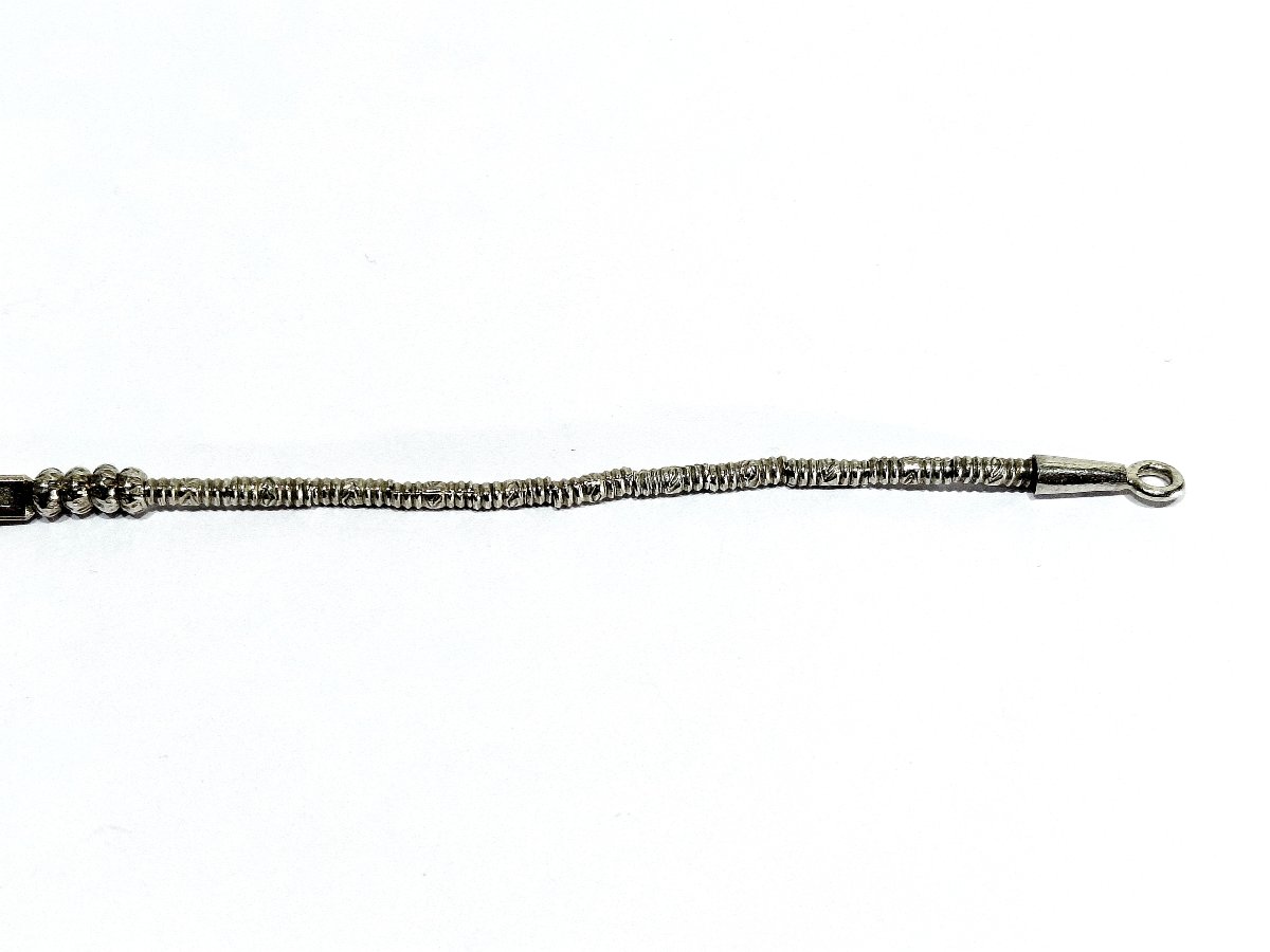 Silver Necklace With Circular Motifs-photo-6