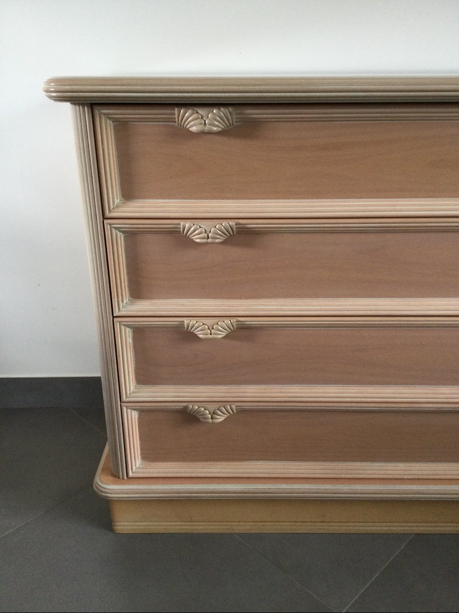 Pink Four-drawer Chest Of Drawers-photo-2