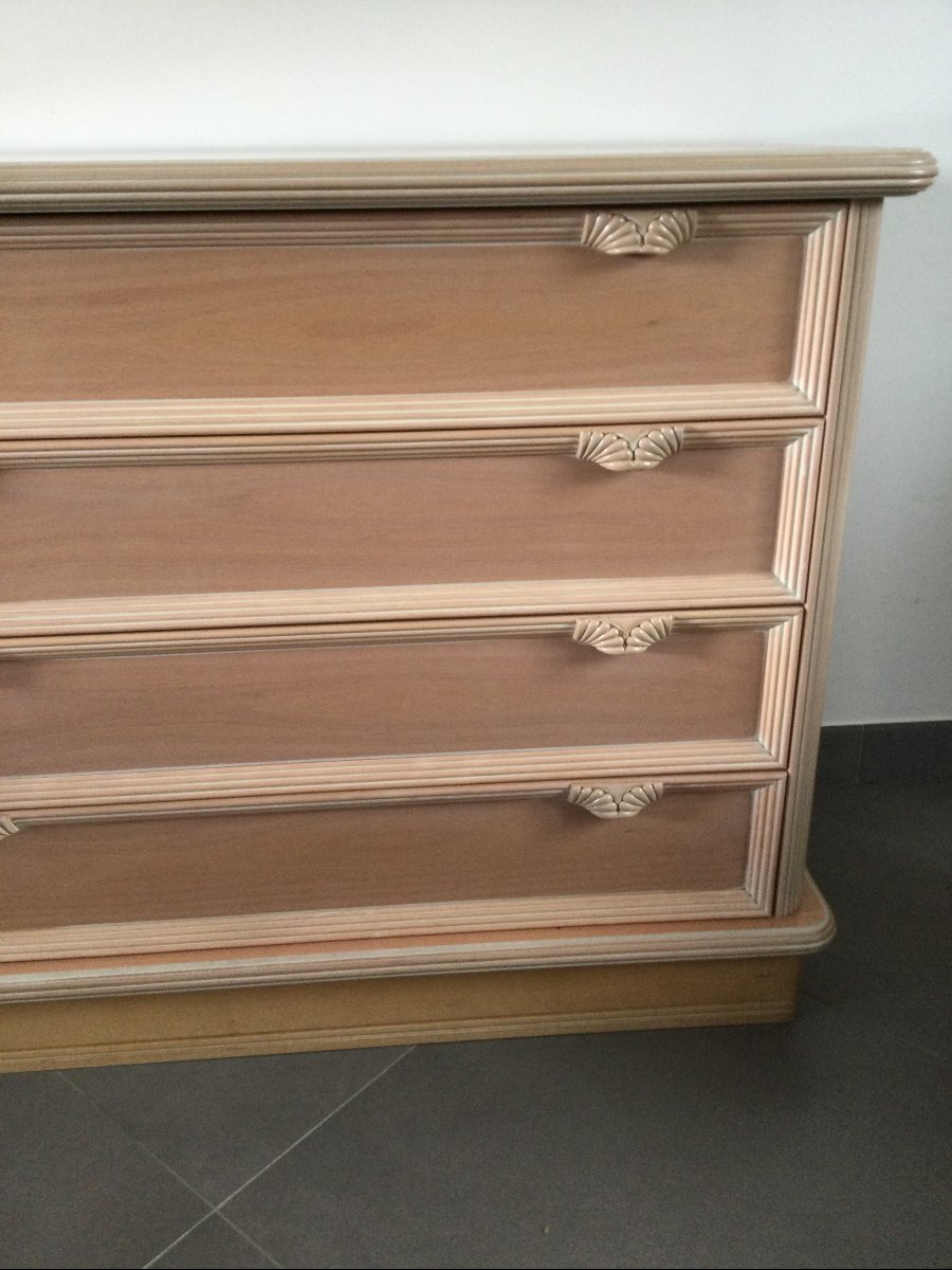 Pink Four-drawer Chest Of Drawers-photo-3