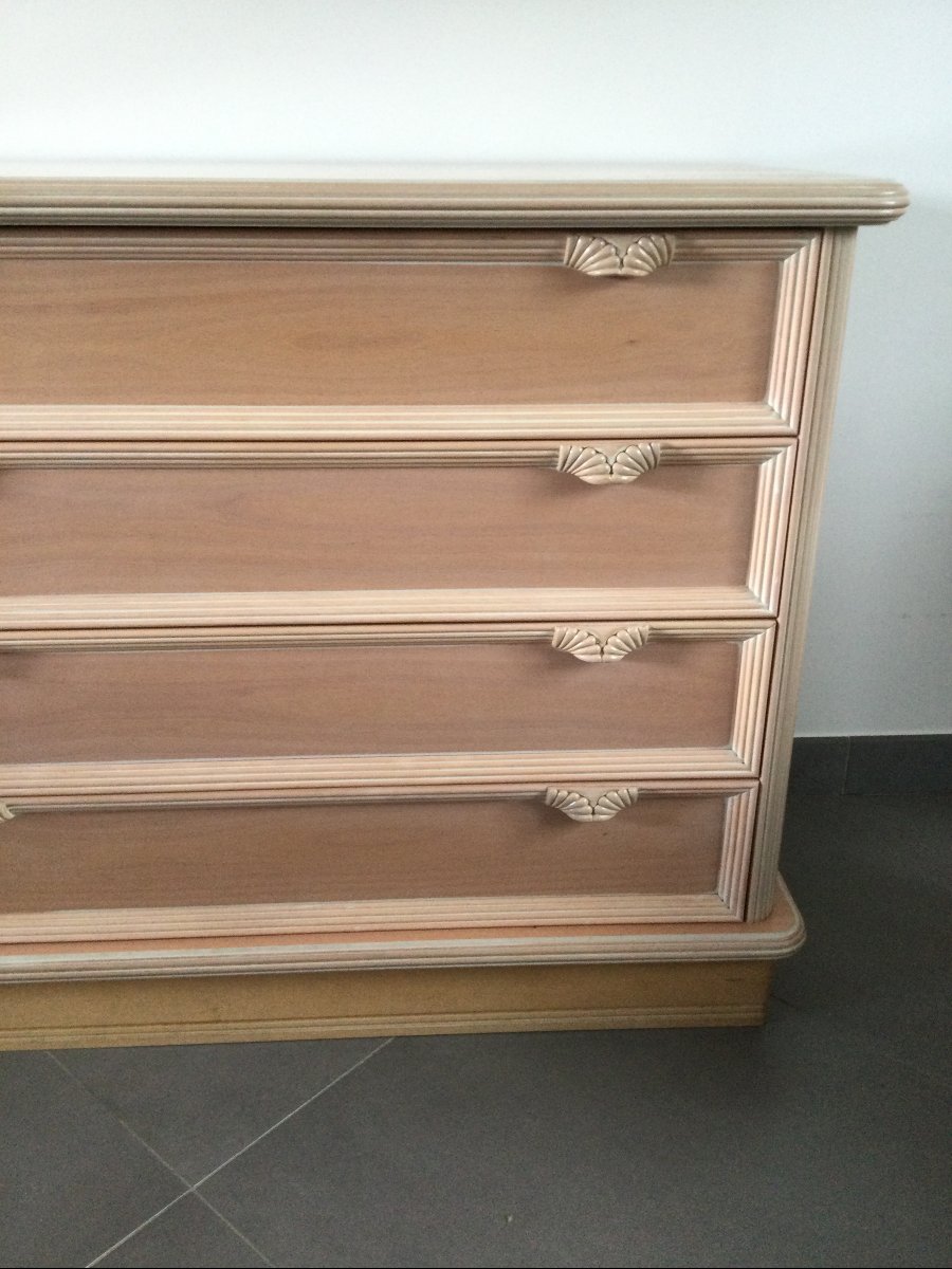 Pink Four-drawer Chest Of Drawers-photo-4