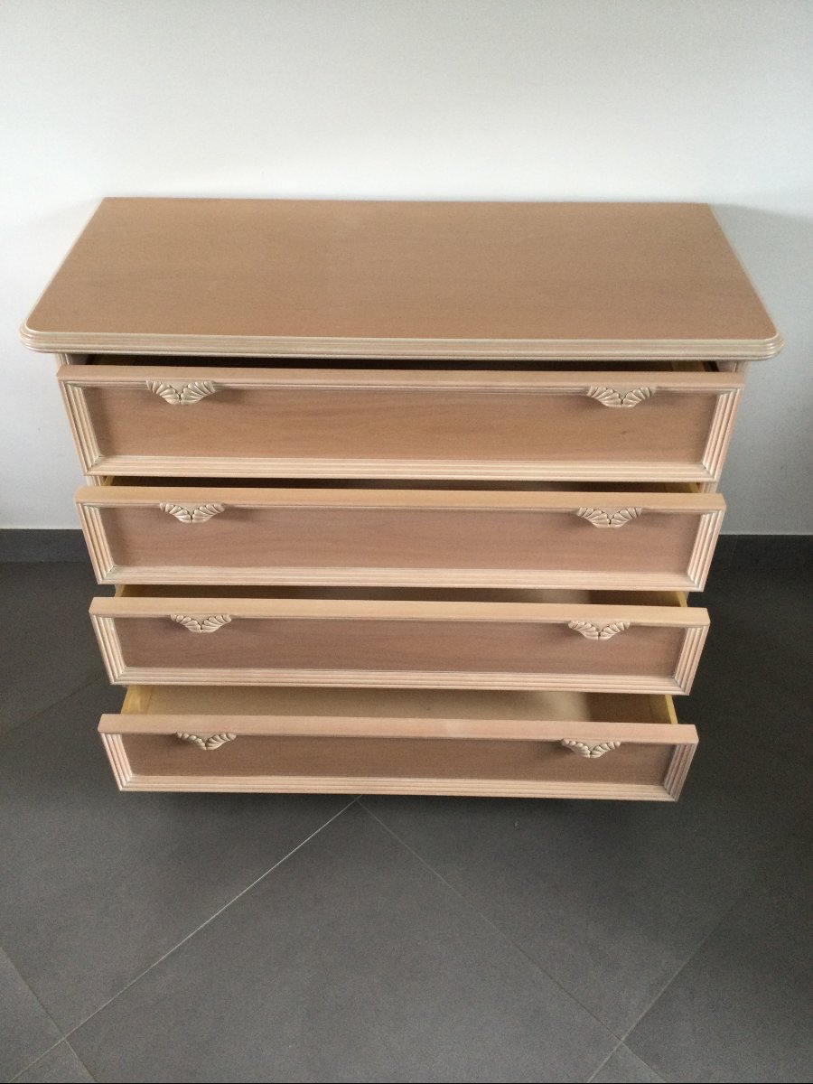 Pink Four-drawer Chest Of Drawers-photo-3