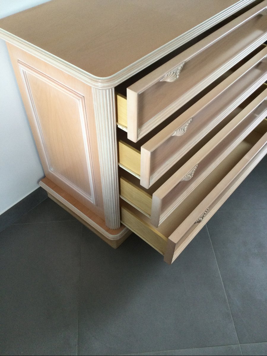 Pink Four-drawer Chest Of Drawers-photo-4