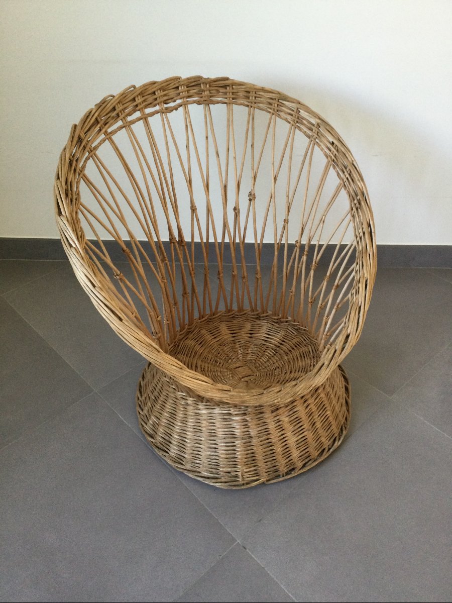 Fauteuil en rotin-photo-3