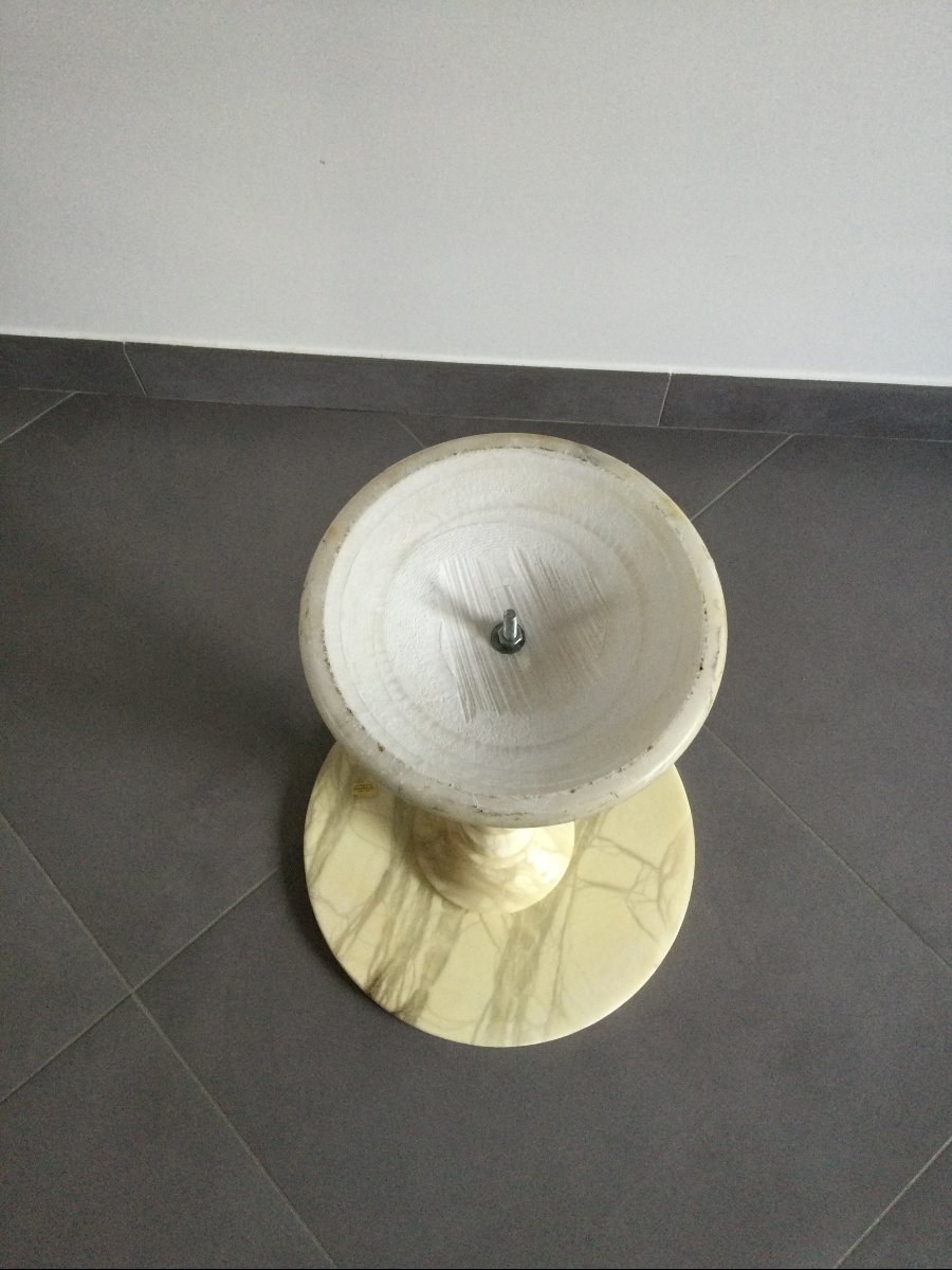 Alabaster Side Table-photo-5