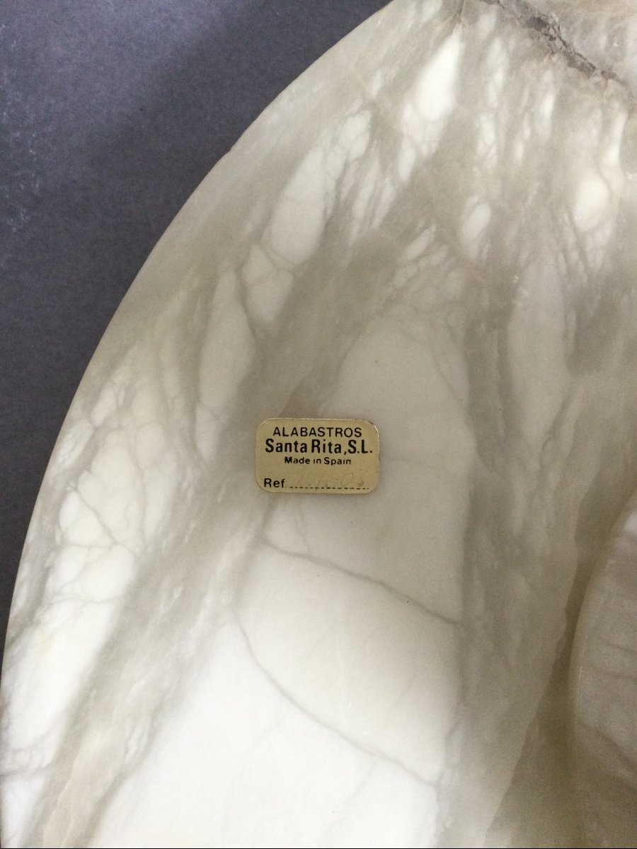 Alabaster Side Table-photo-6