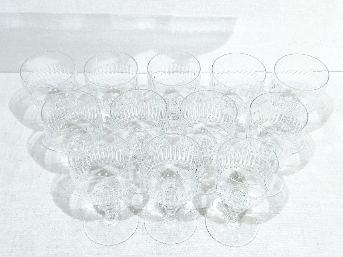 Baccarat - 12 Baccarat "renaissance" Glasses-photo-3