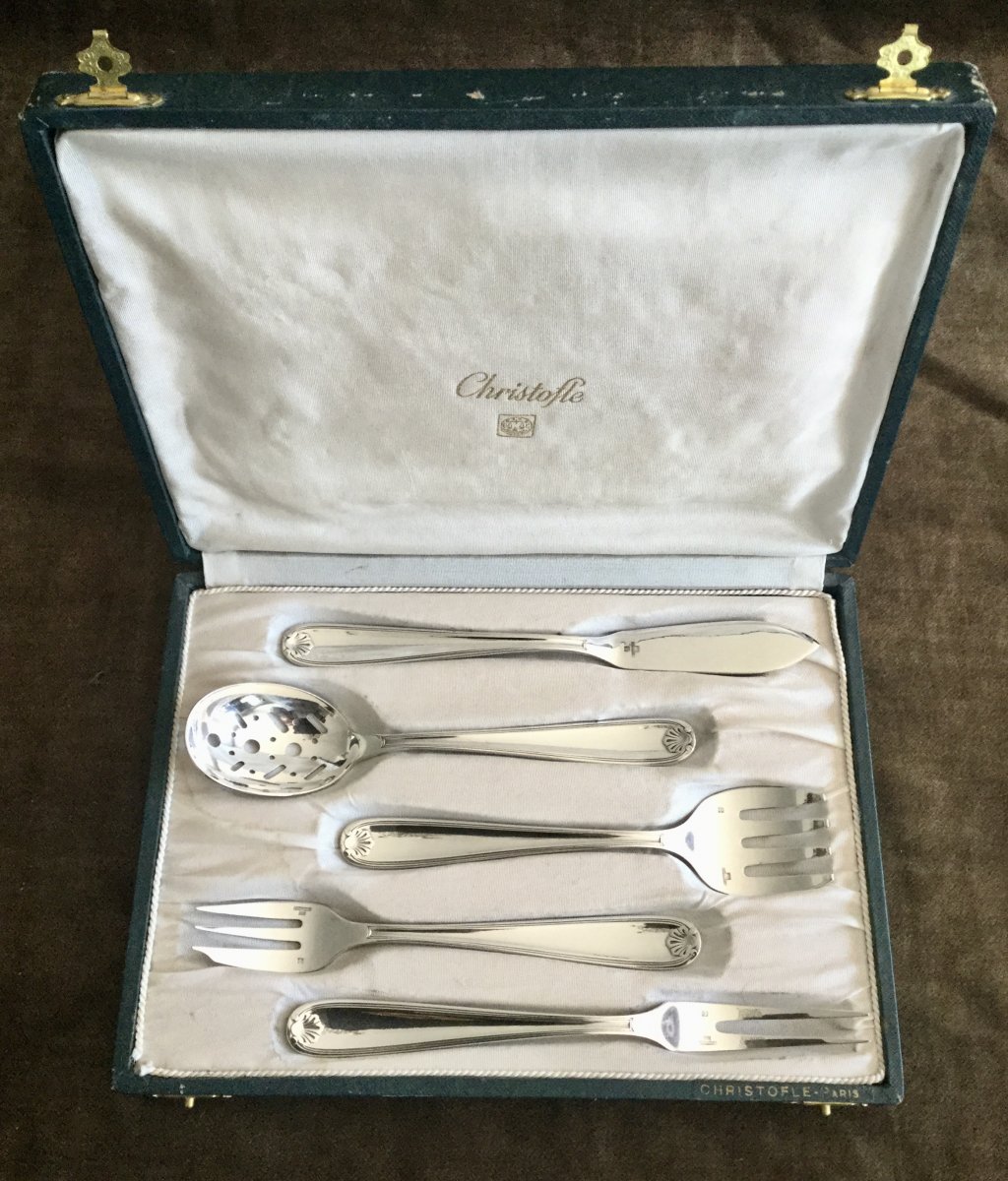 Christofle Berain 5-piece Mignard Service