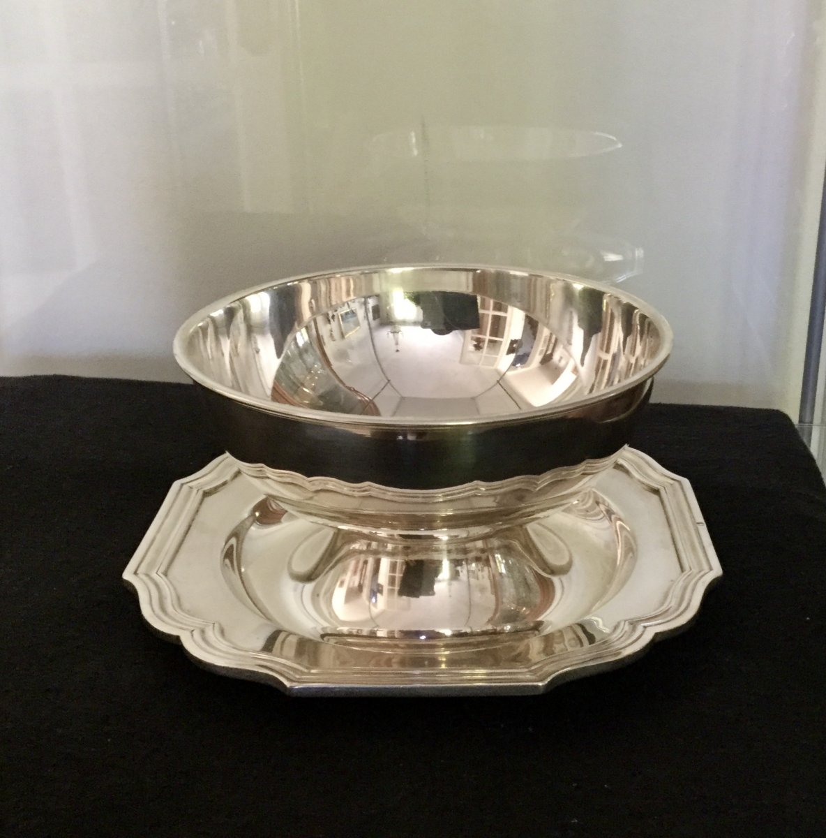 Silver Sauceboat Christofle Contour-photo-3